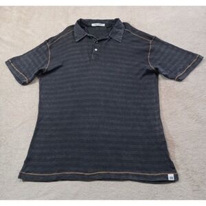 Jake Agave Men's Polo Shirt Short Sleeve Size Large Black